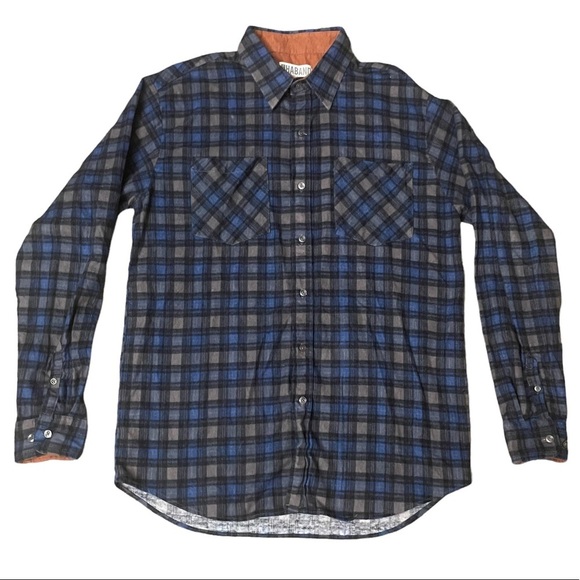 Haband Button Up Flannel Size M - Picture 1 of 6